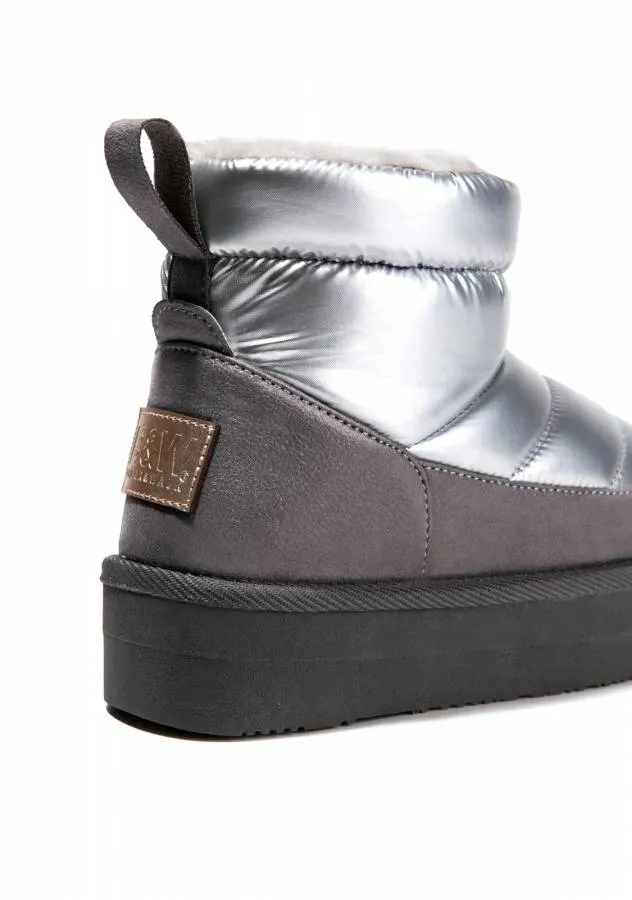 CONGUITOS AUSTRALIAN BOOTS BJSH543004-SILV LACE UP SILVER